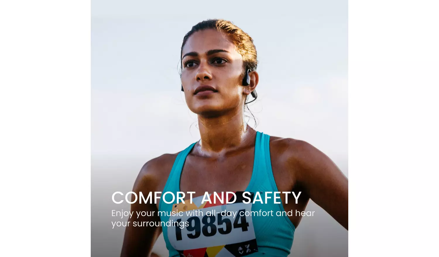 Shokz OpenRun Mini Wireless Bluetooth Headphones - Black