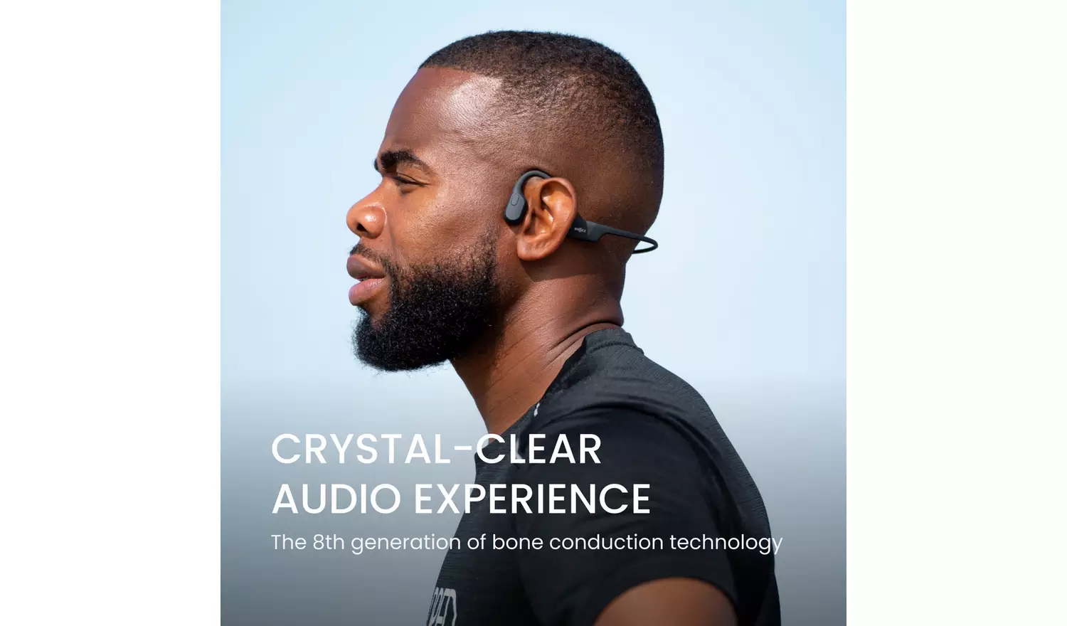 Shokz OpenRun Mini Wireless Bluetooth Headphones - Black