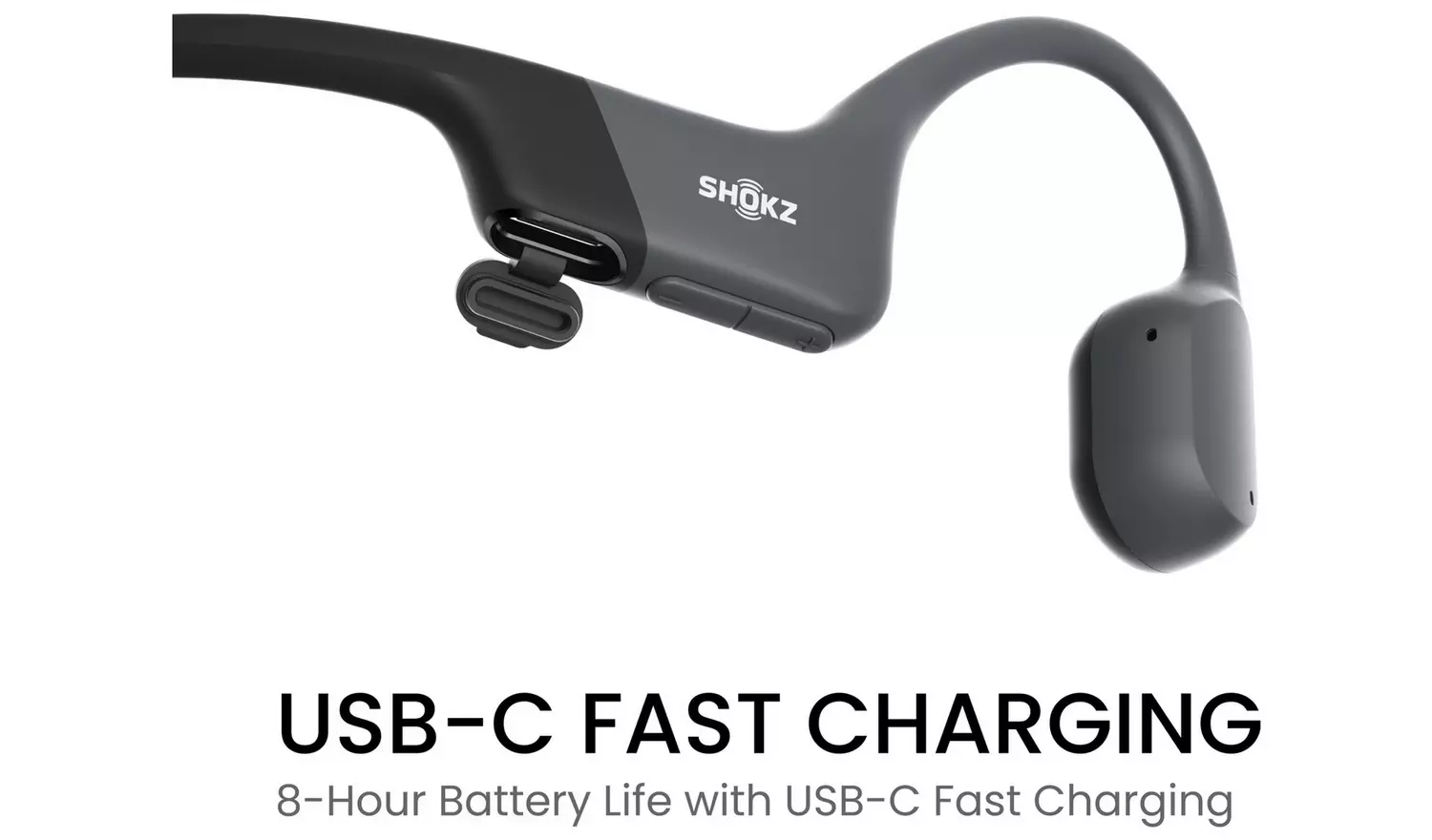 Shokz OpenRun Mini Wireless Bluetooth Headphones - Black