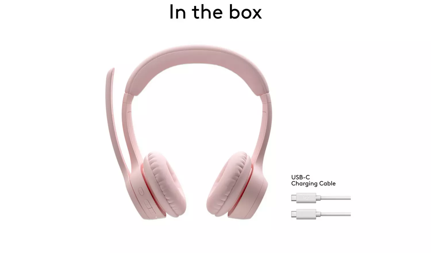 Logitech Zone 300 Wireless PC Headset - Rose