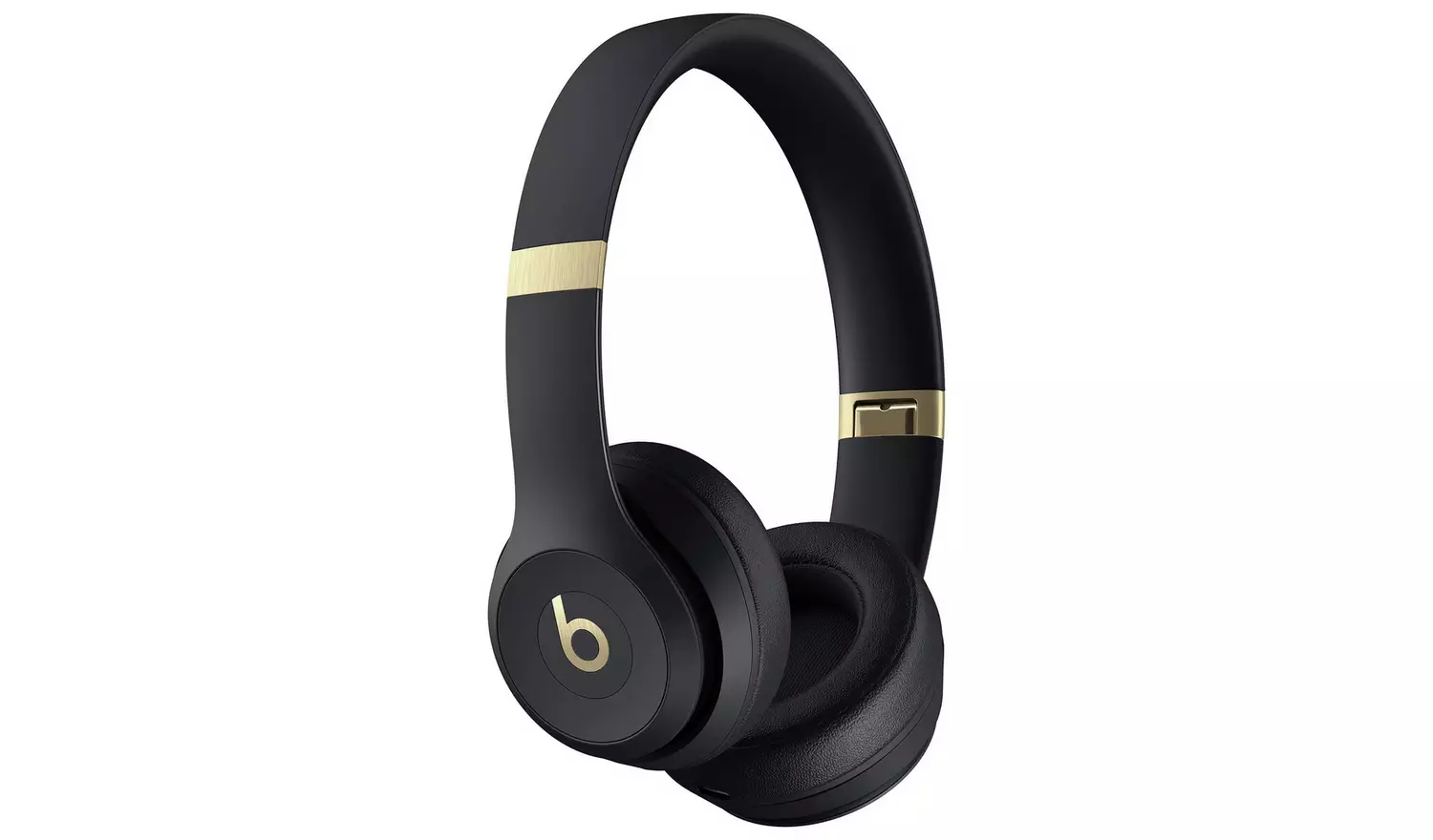 Beats Solo 4 On-Ear True Wireless Headphones - Black & Gold