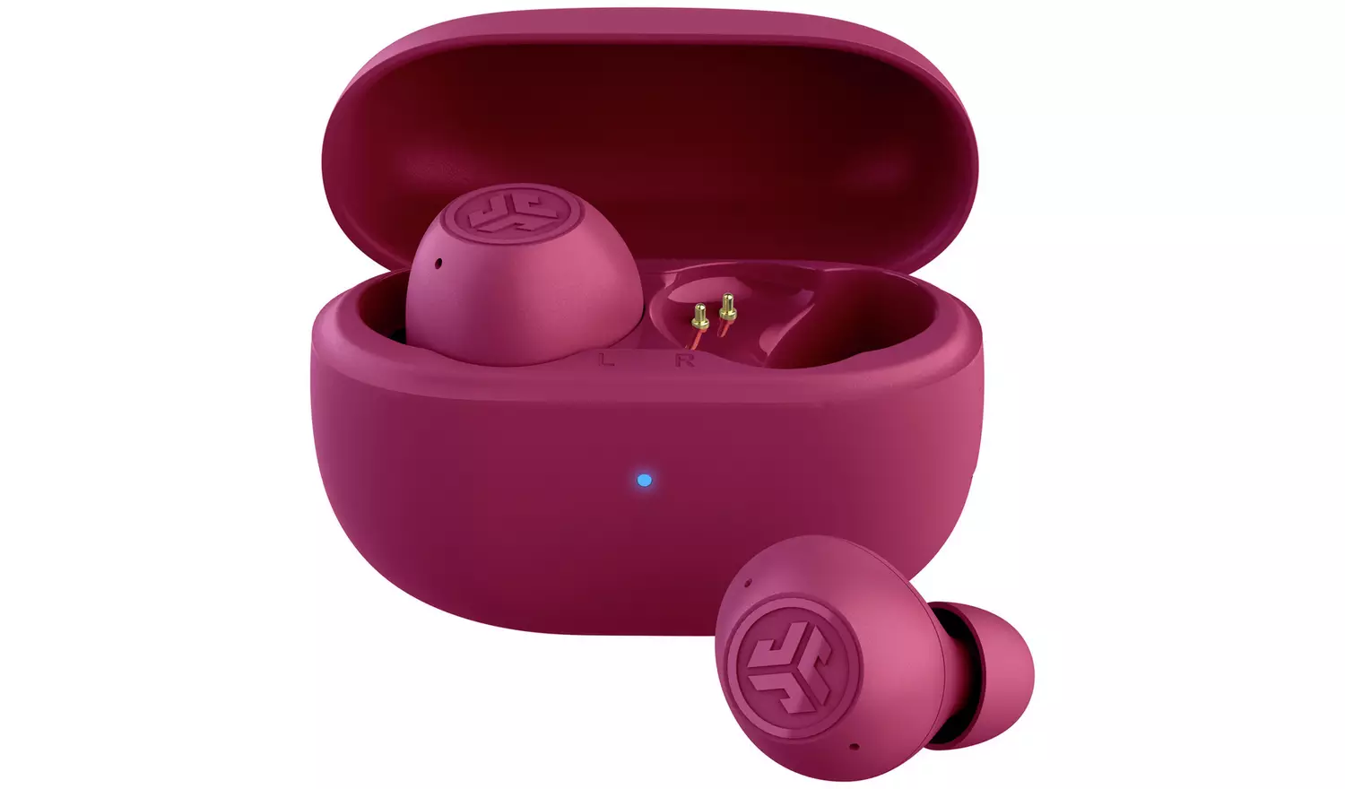 JLab Go Pop ANC True Wireless Earbuds - Fuchsia
