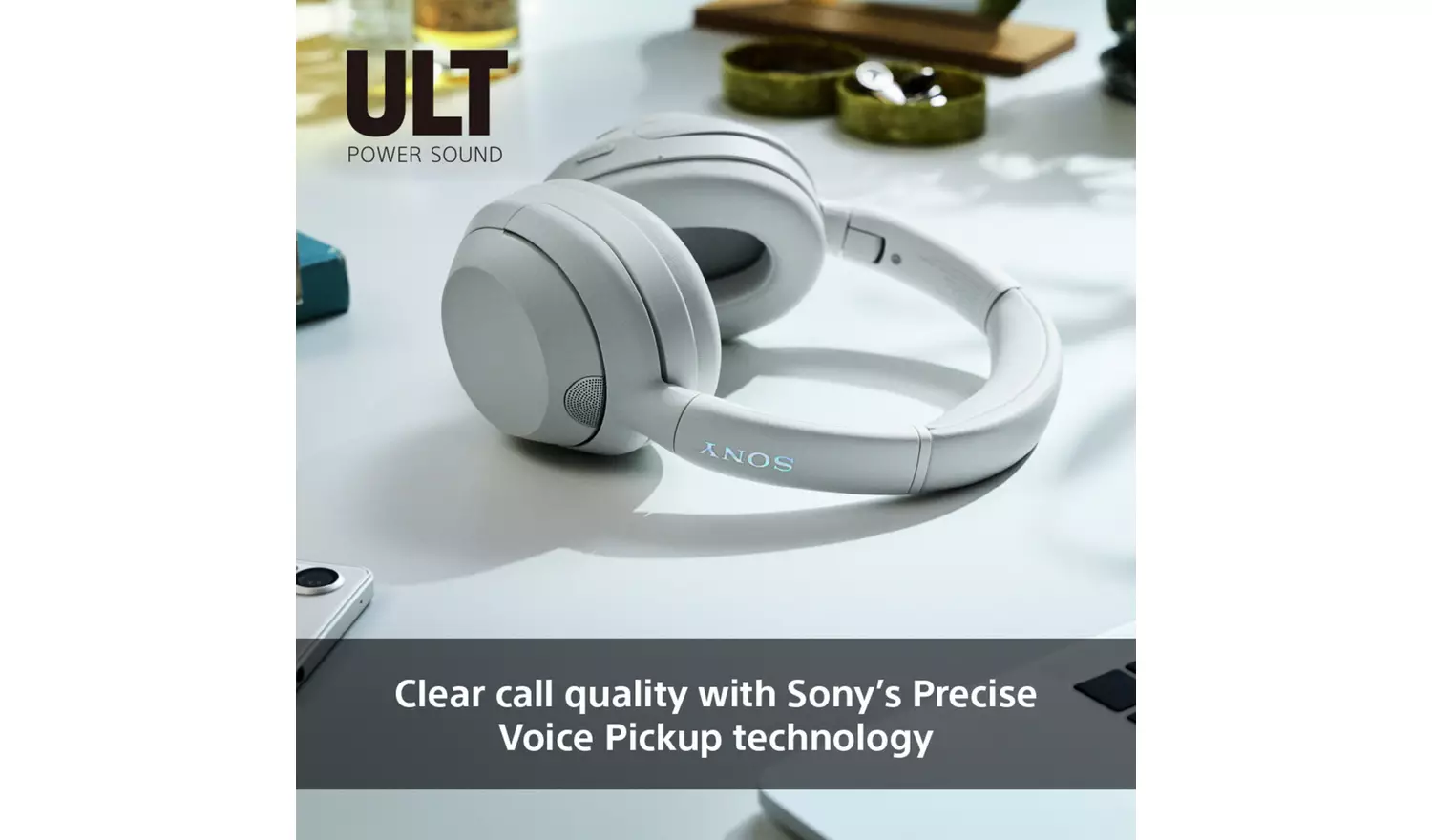 Sony ULT Wear Over-Ear Wireless NC Headphones - Forest Grey