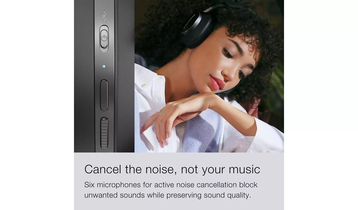 Bowers & Wilkins Px8 Over-Ear Wireless Headphones - Black