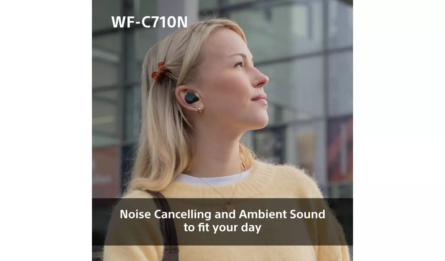 Sony WF-C710N In-Ear True Wireless Earbuds - Black