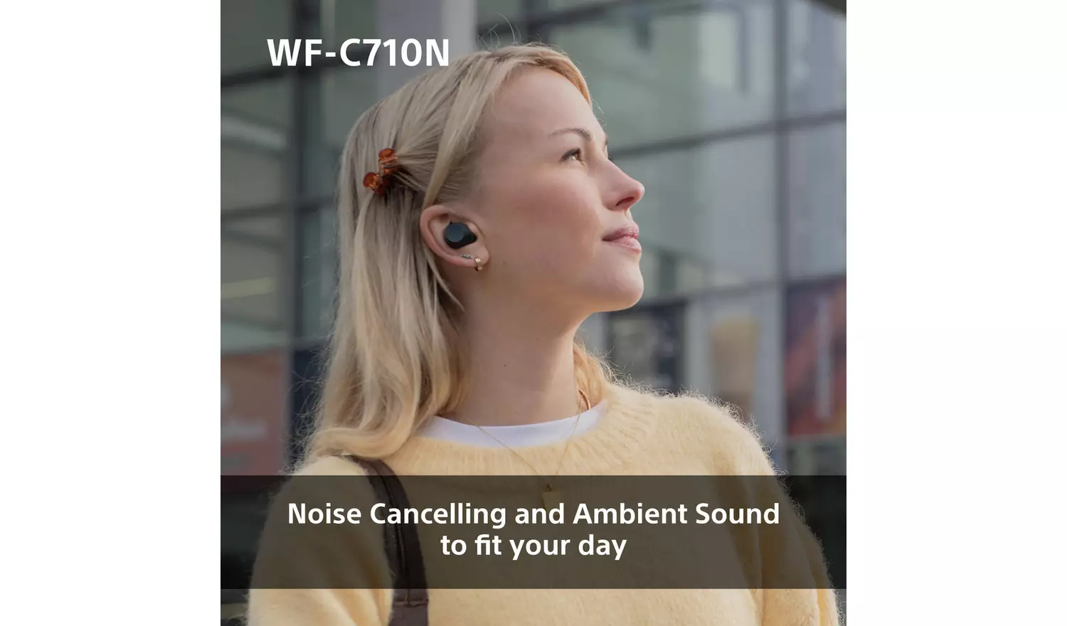 Sony WF-C710N In-Ear True Wireless Earbuds - White