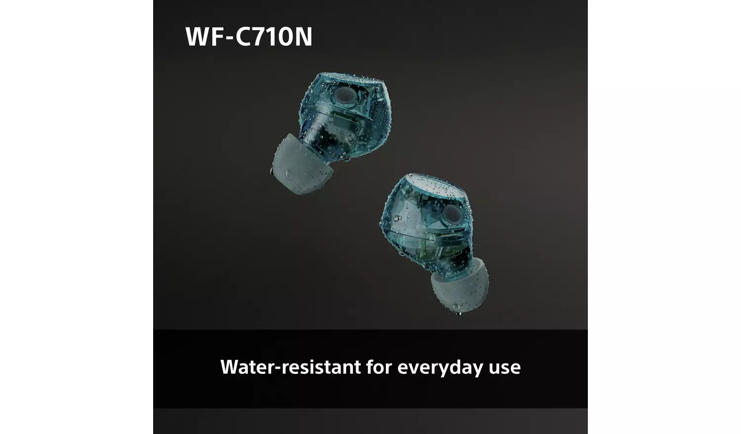 Sony WF-C710N In-Ear True Wireless Earbuds - Glass Blue