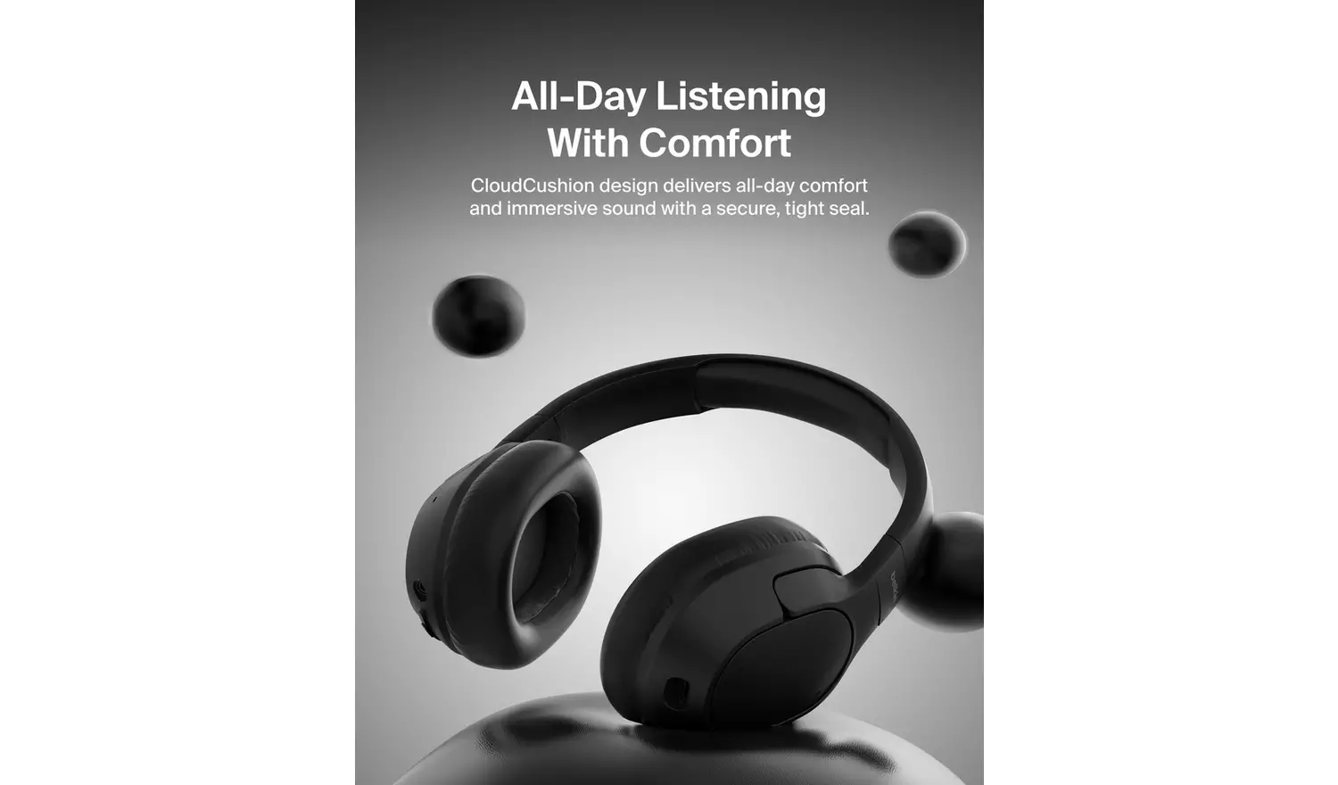 Belkin SoundForm Isolate Active Noise Cancelling Headphones