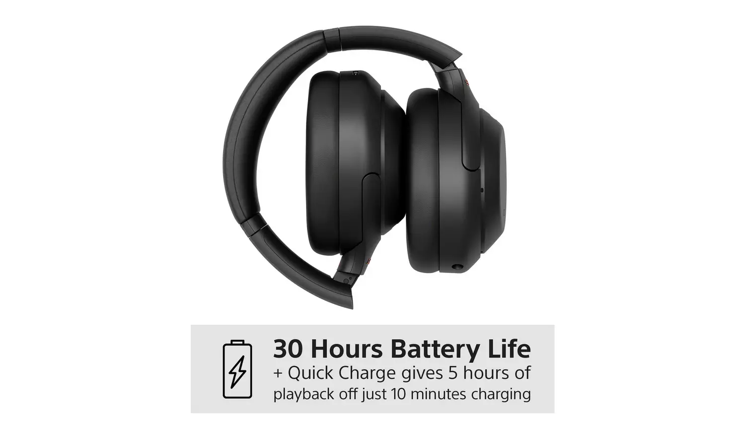 Sony WH1000XM4 Over-Ear Wireless NC Headphones - Black