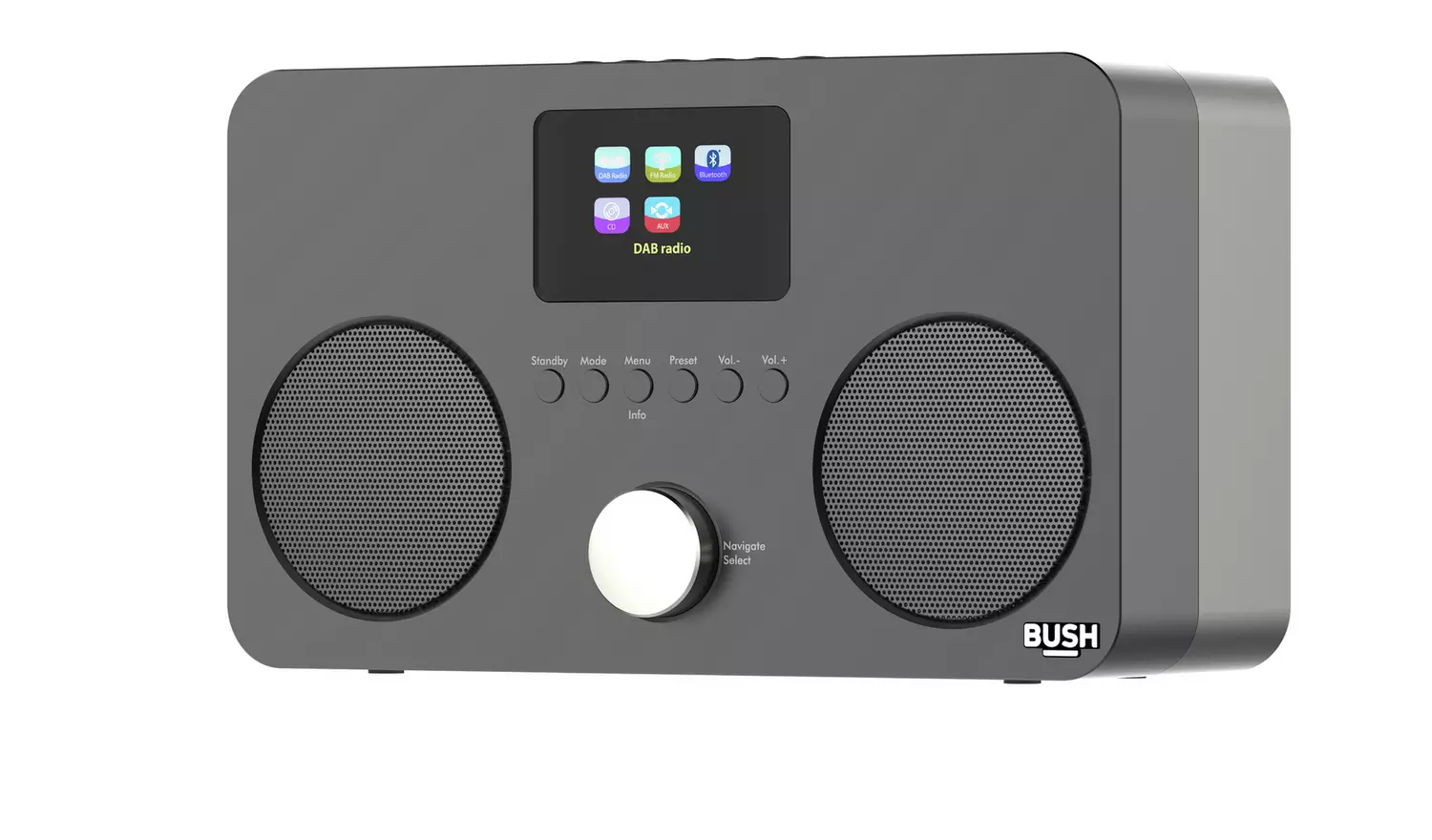 Bush All-In-One CD Micro System - Grey