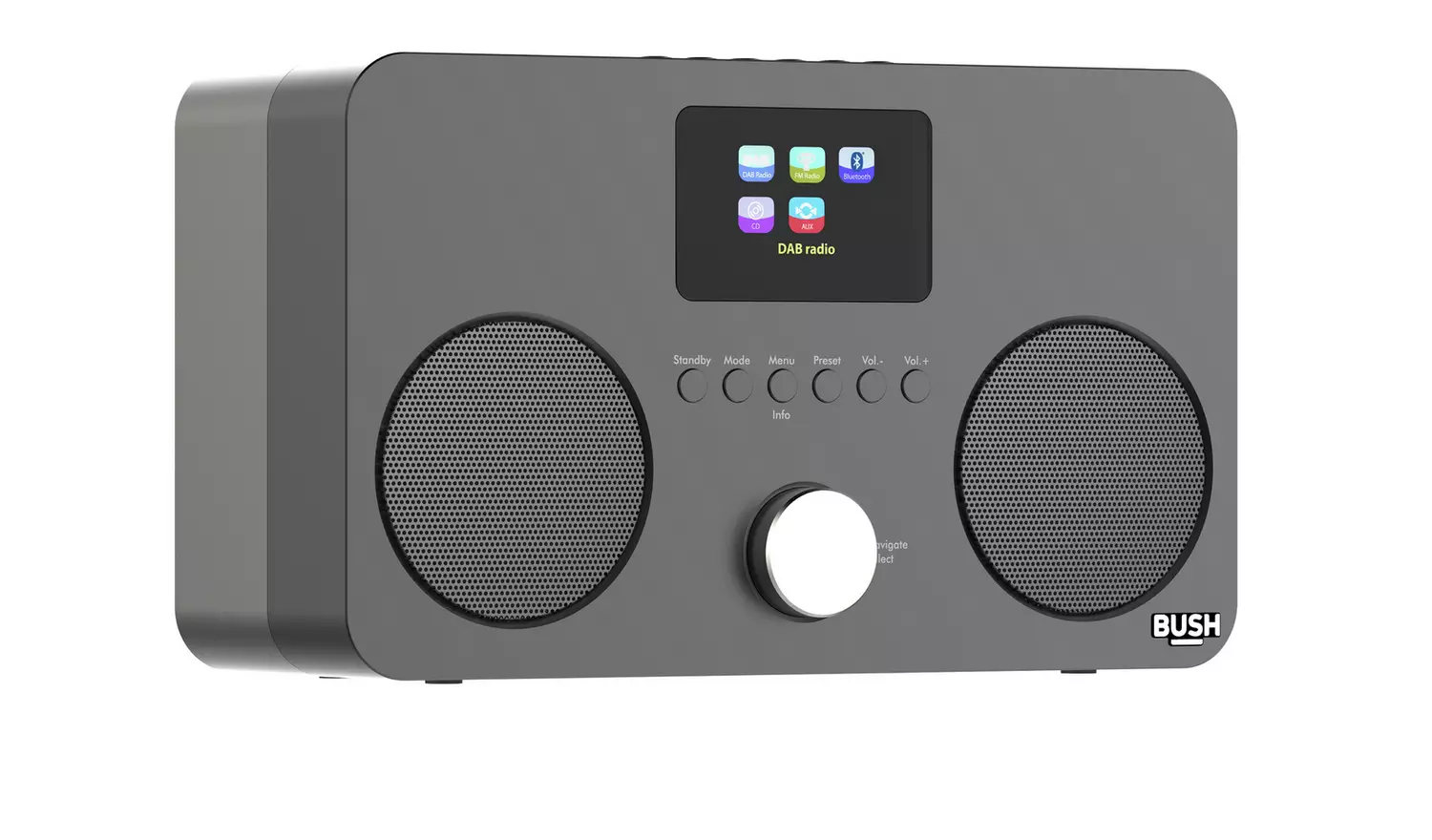 Bush All-In-One CD Micro System - Grey