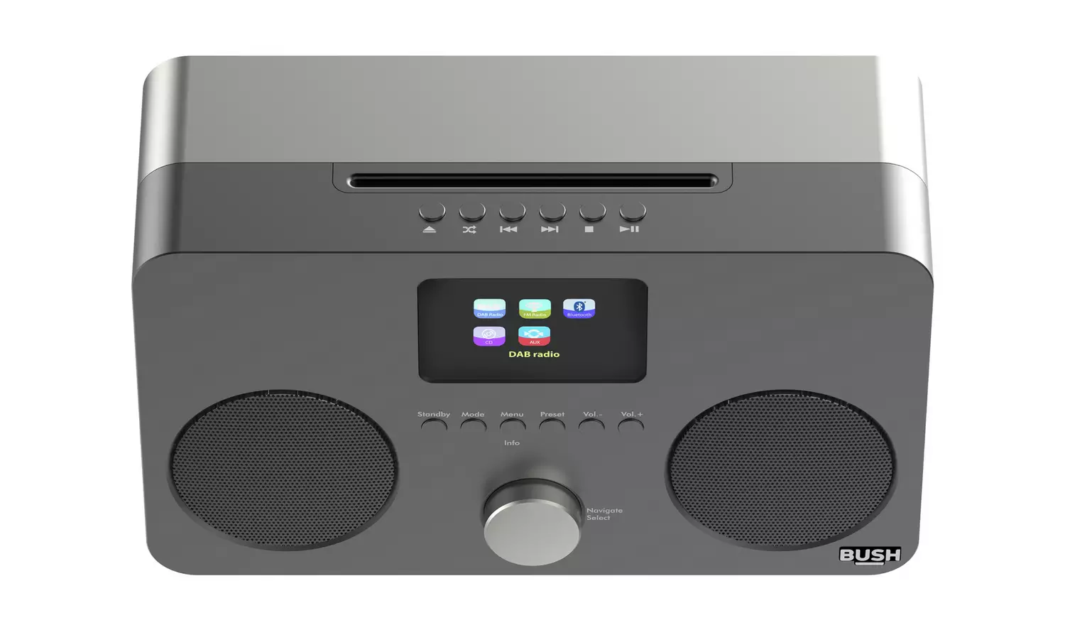 Bush All-In-One CD Micro System - Grey