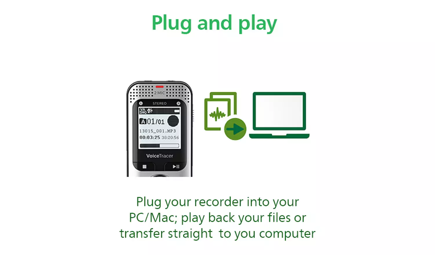 Philips DVT2015 8GB Dictation Machine