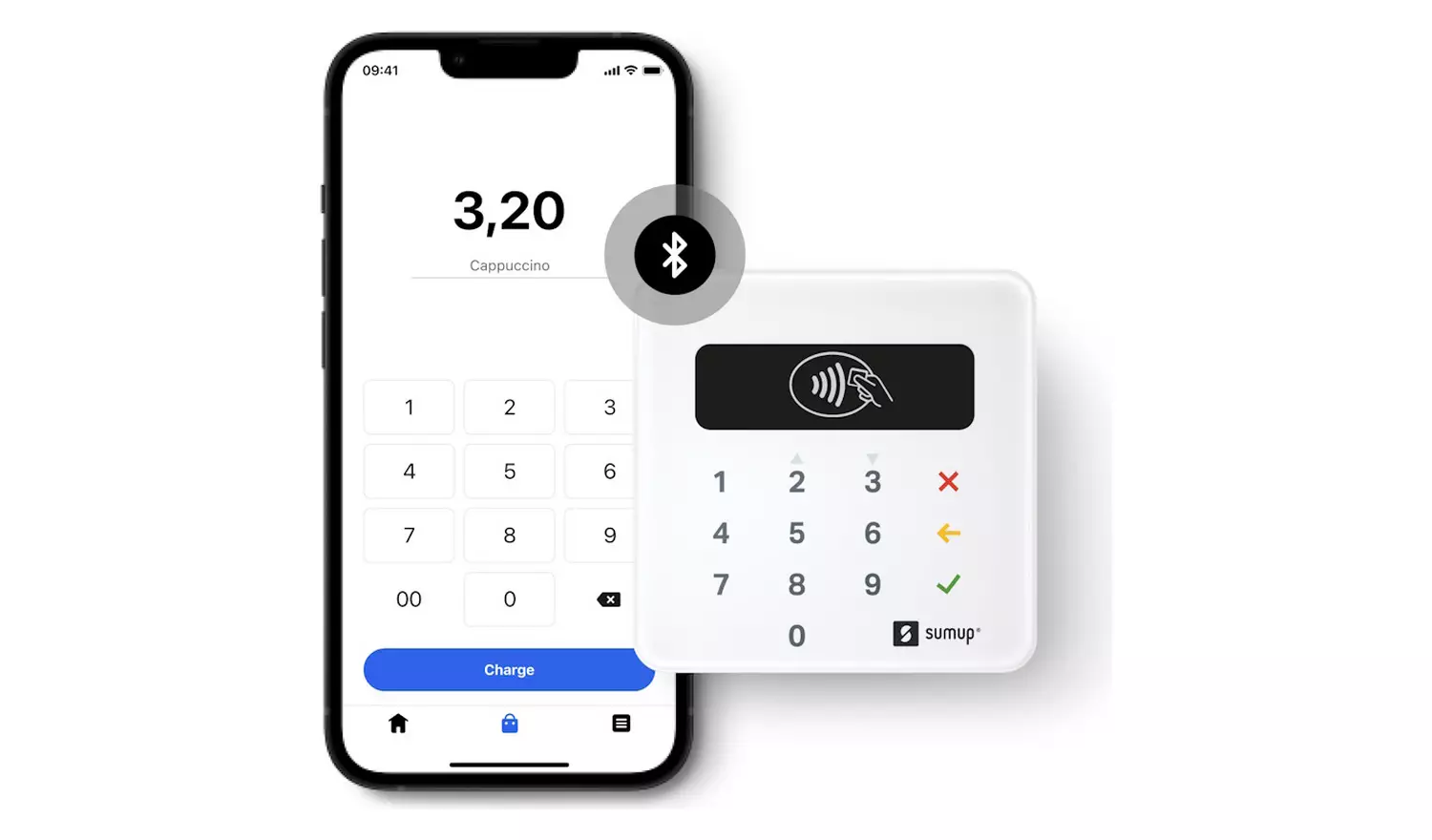 SumUp Air Card Reader Machine and Payment Terminal