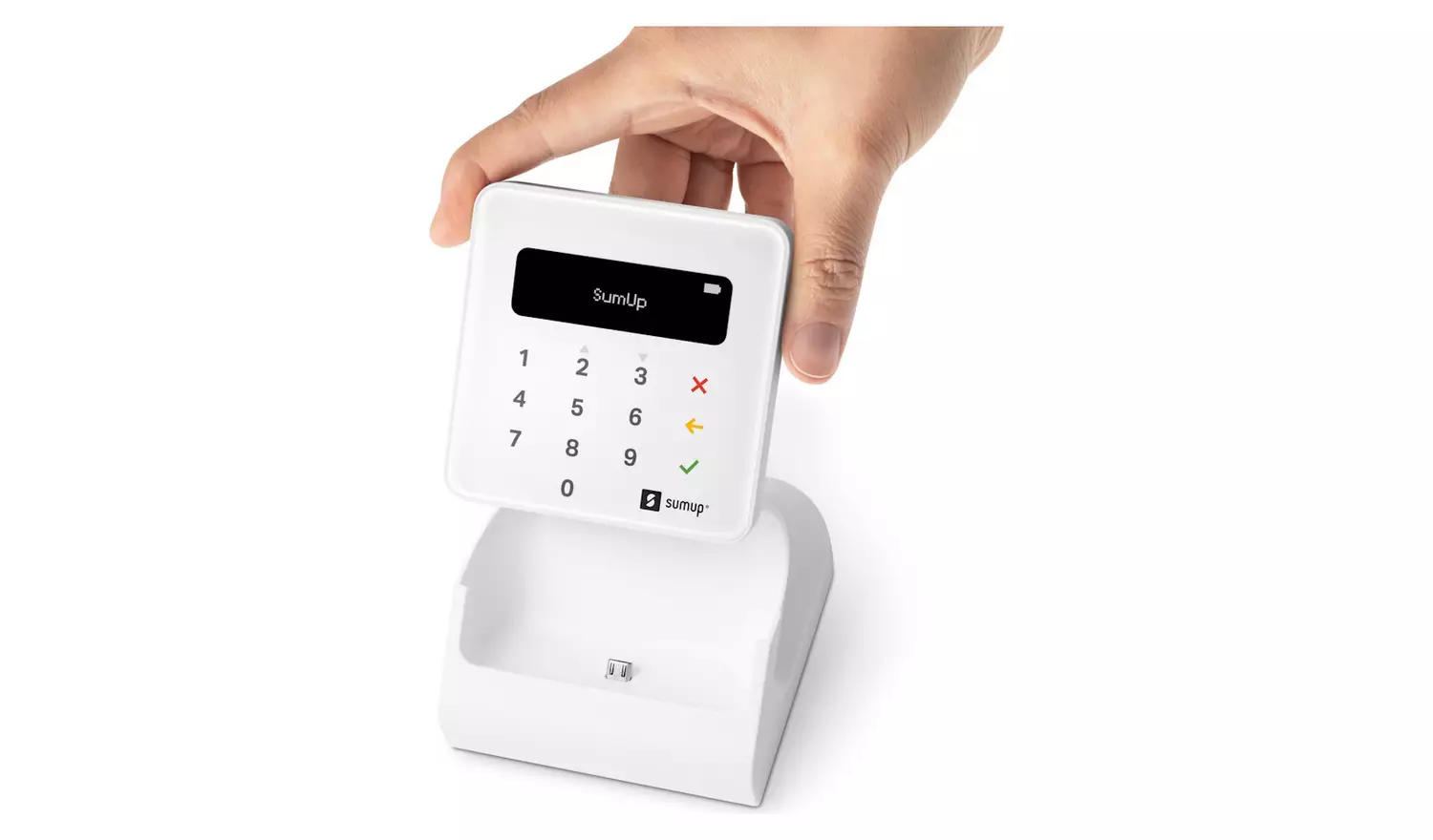 SumUp Air Card Payment Reader Machine with Charging Cradle