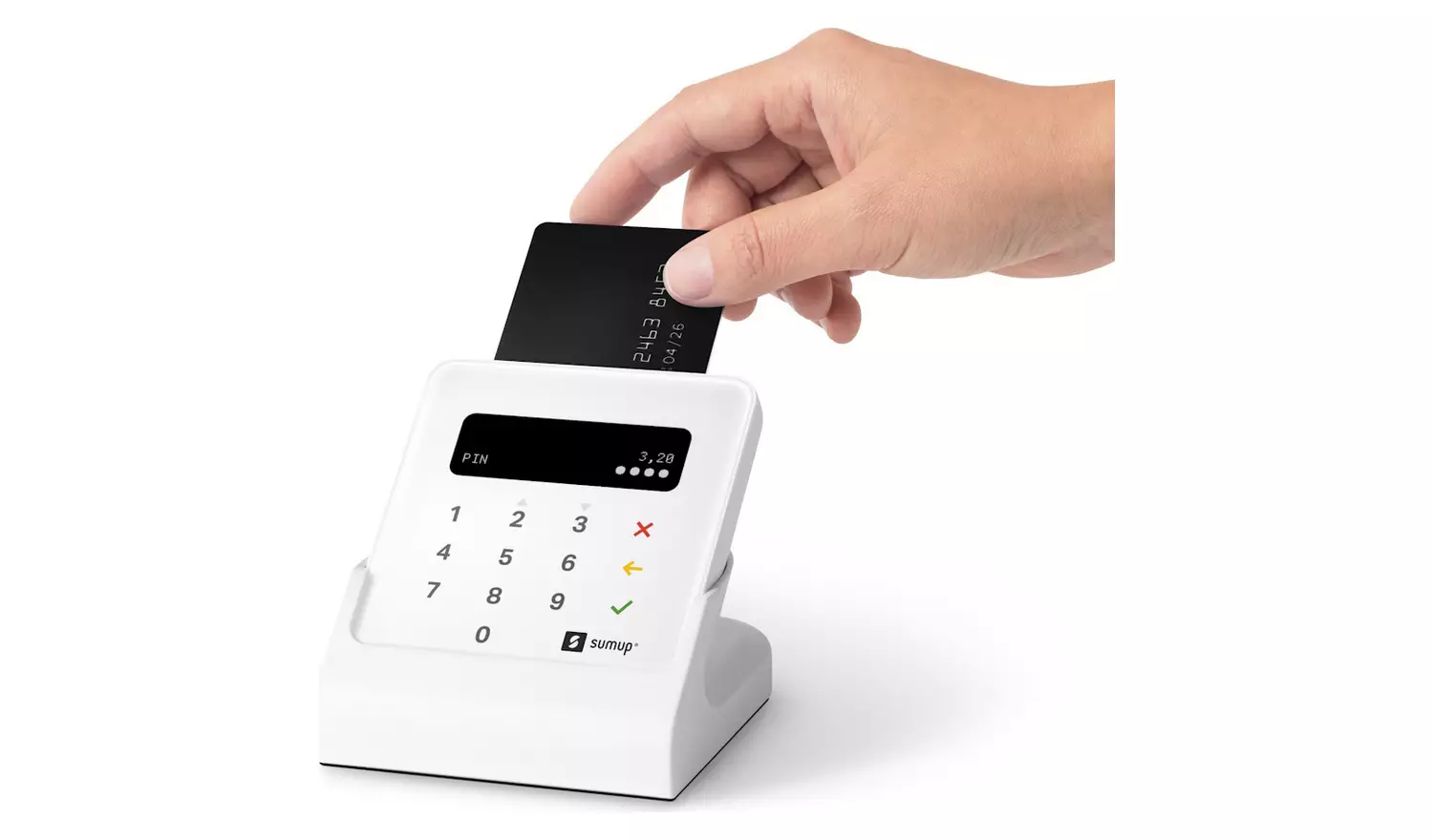 SumUp Air Card Payment Reader Machine with Charging Cradle