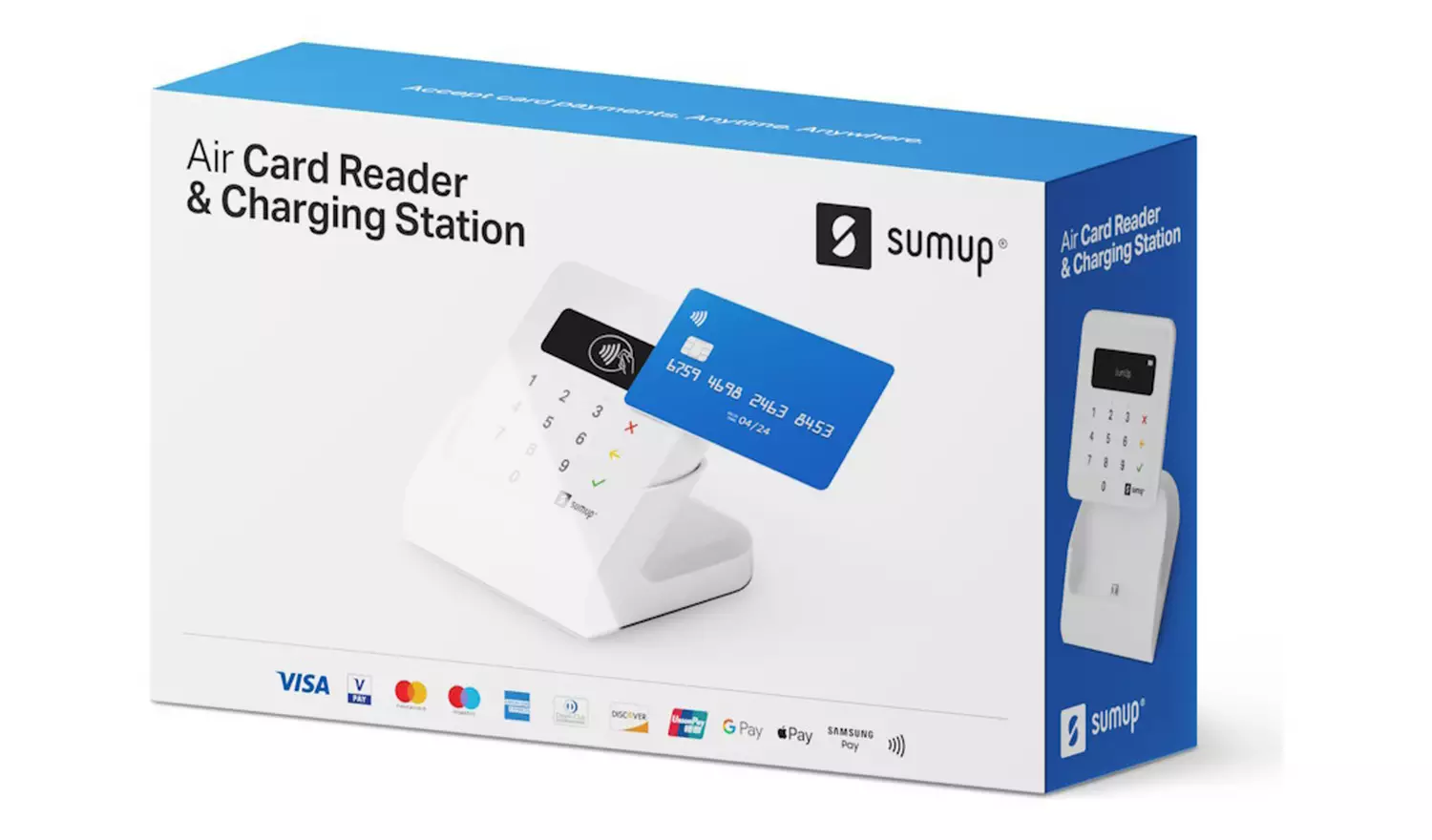 SumUp Air Card Payment Reader Machine with Charging Cradle