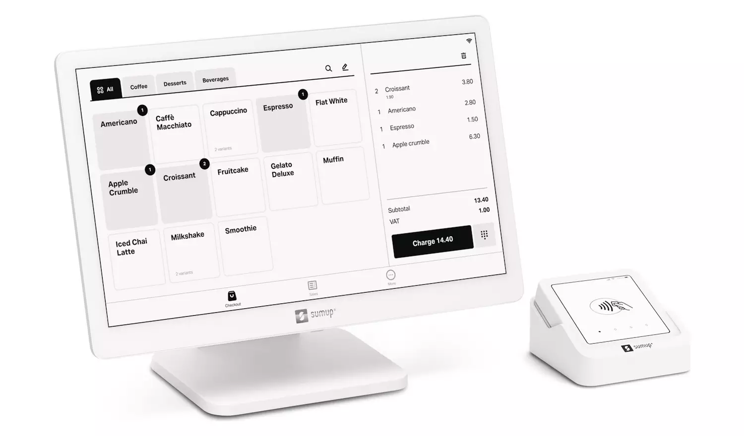 SumUp Point of Sale Terminal with Solo Card Reader Machine