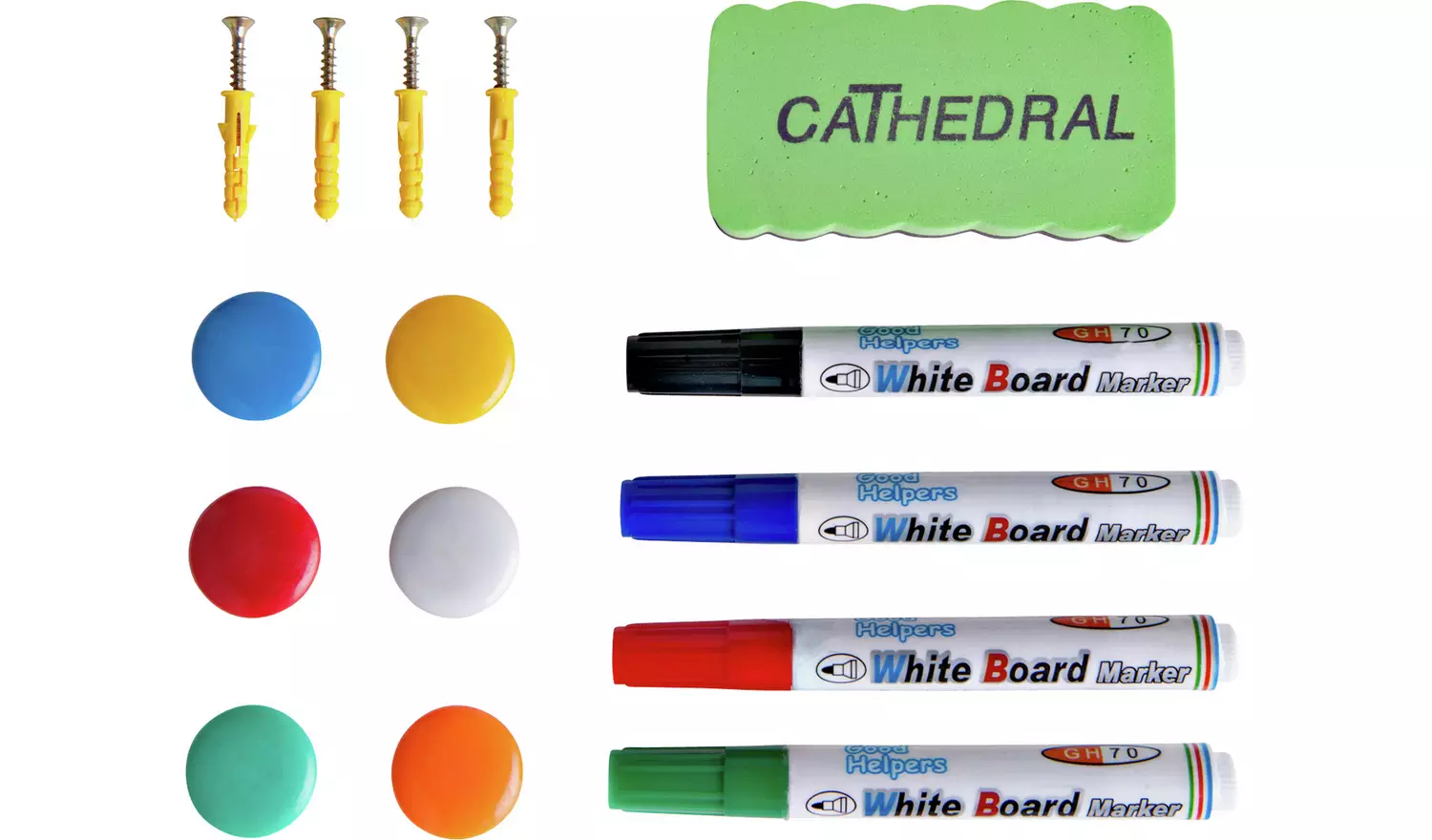 Cathedral Magnetic Whiteboard 45 x 60cm