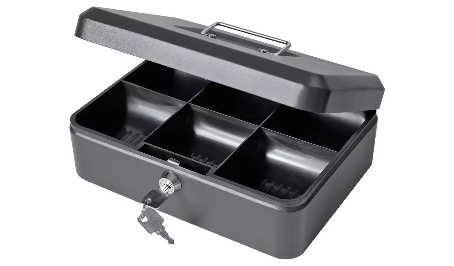 Cathedral 8 Inch Cash Box - Black