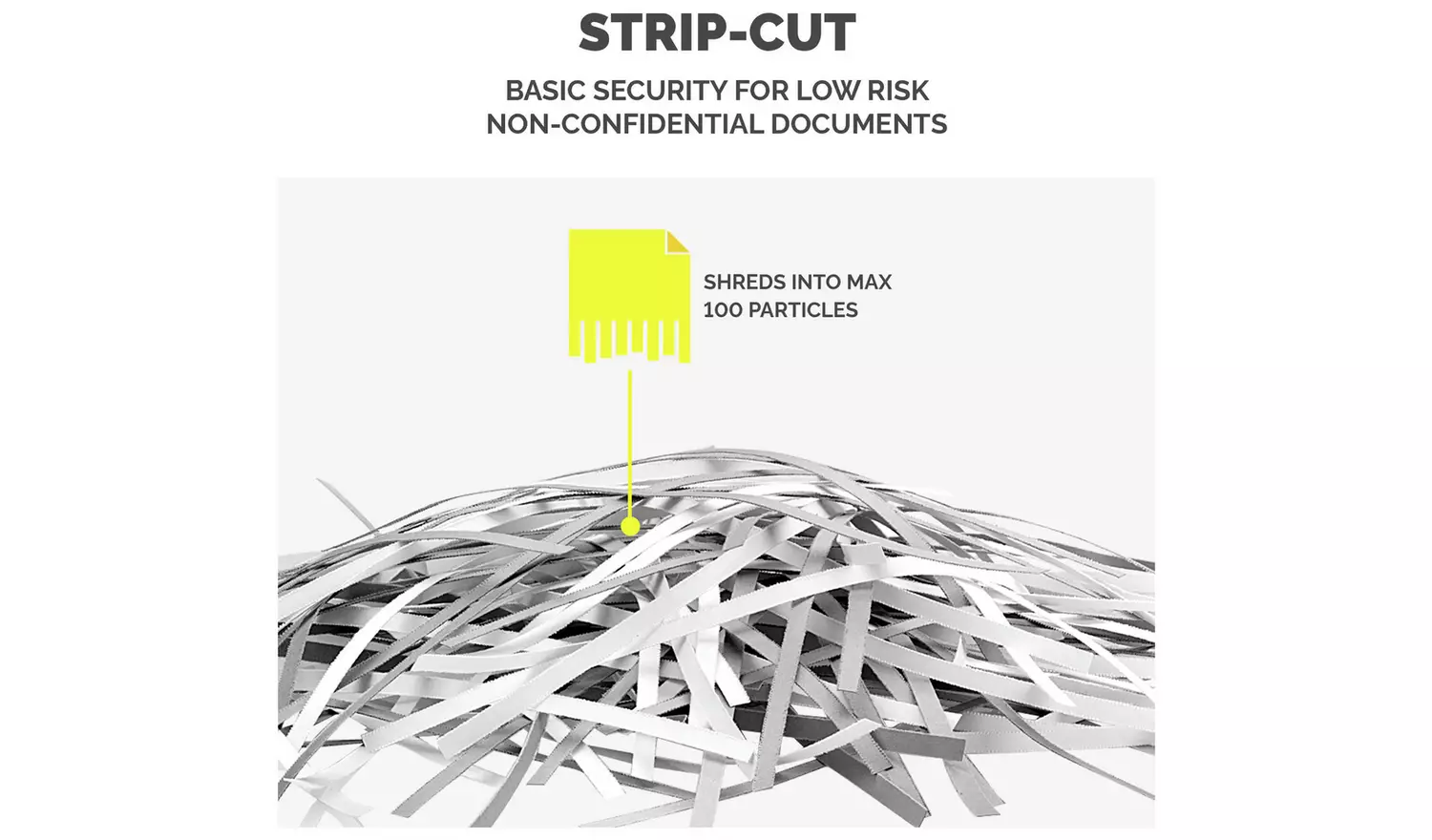 Fellowes P25s 5 Sheet 11 Ltr Strip-Cut Shredder