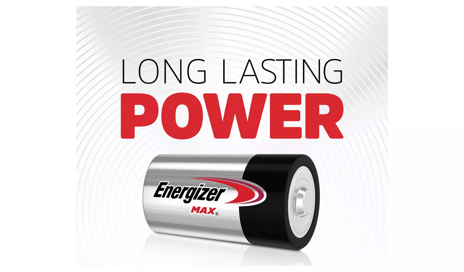 Energizer Max Alkaline D Batteries - Pack of 4