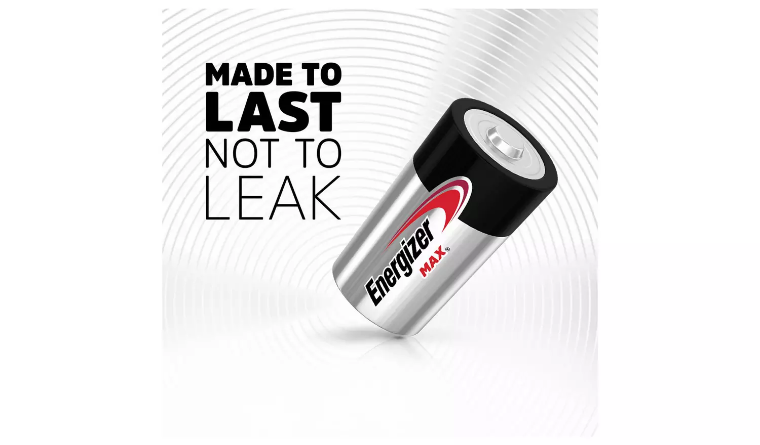 Energizer Max Alkaline D Batteries - Pack of 4