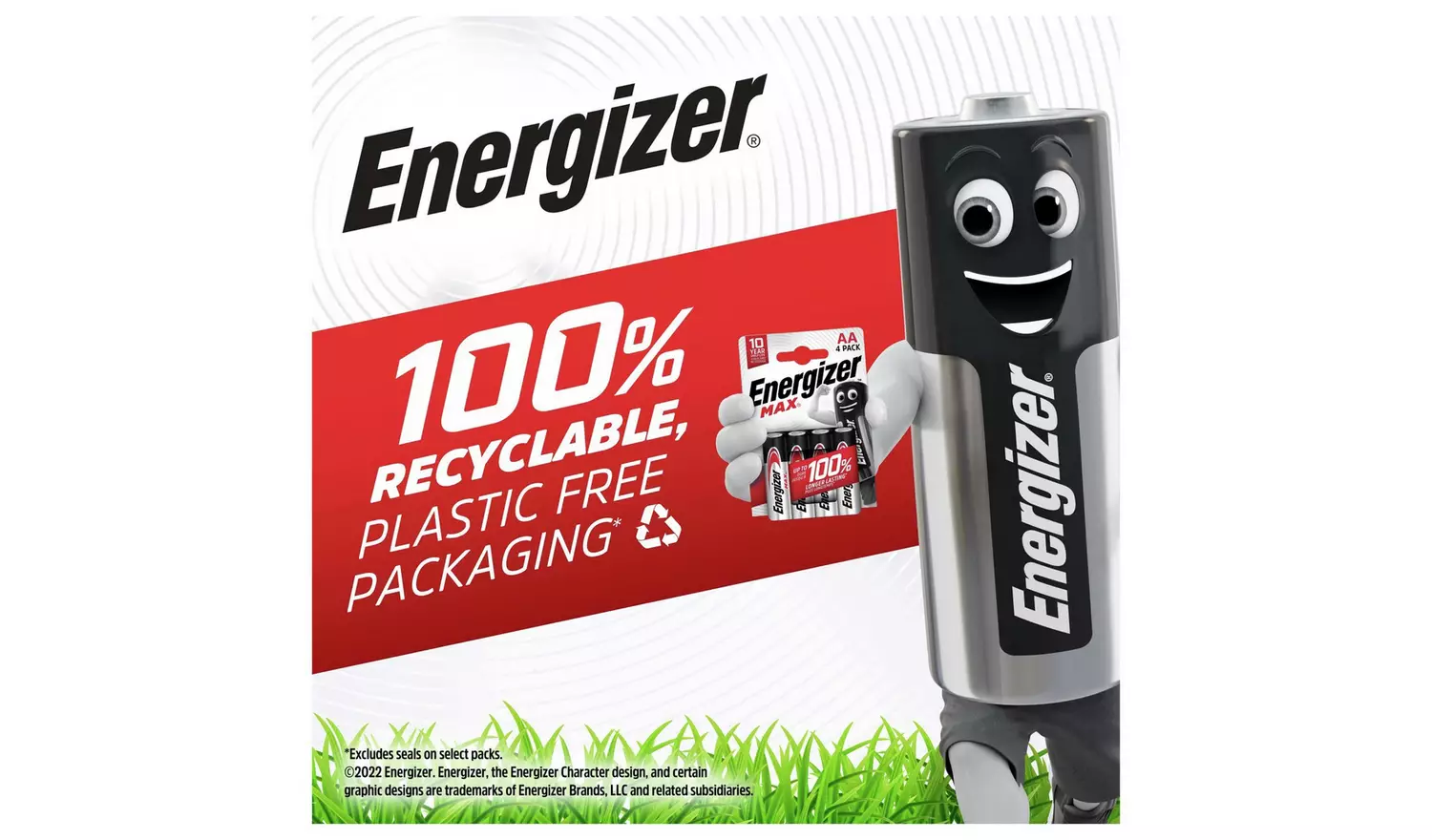 Energizer Max Alkaline D Batteries - Pack of 4