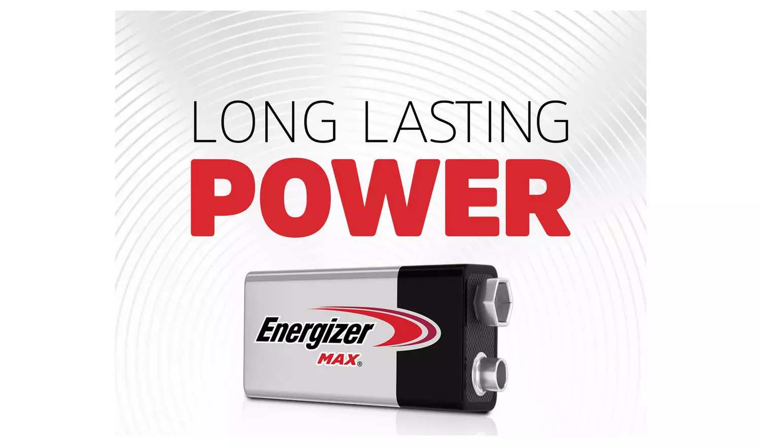 Energizer Max Alkaline 9V Batteries - Pack of 3