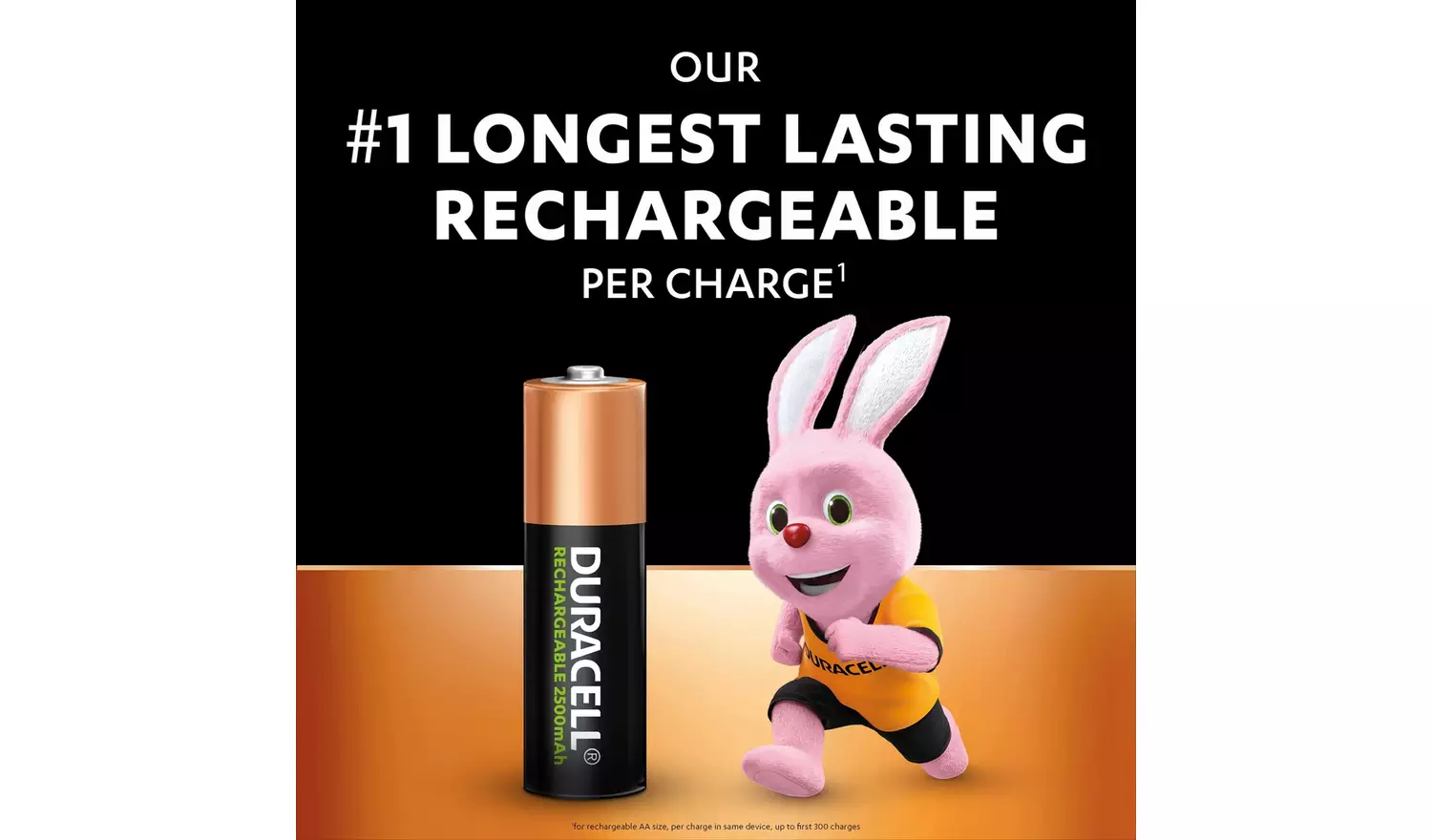 Duracell Rechargeable AA Batteries, pre-charged - Pack of 4