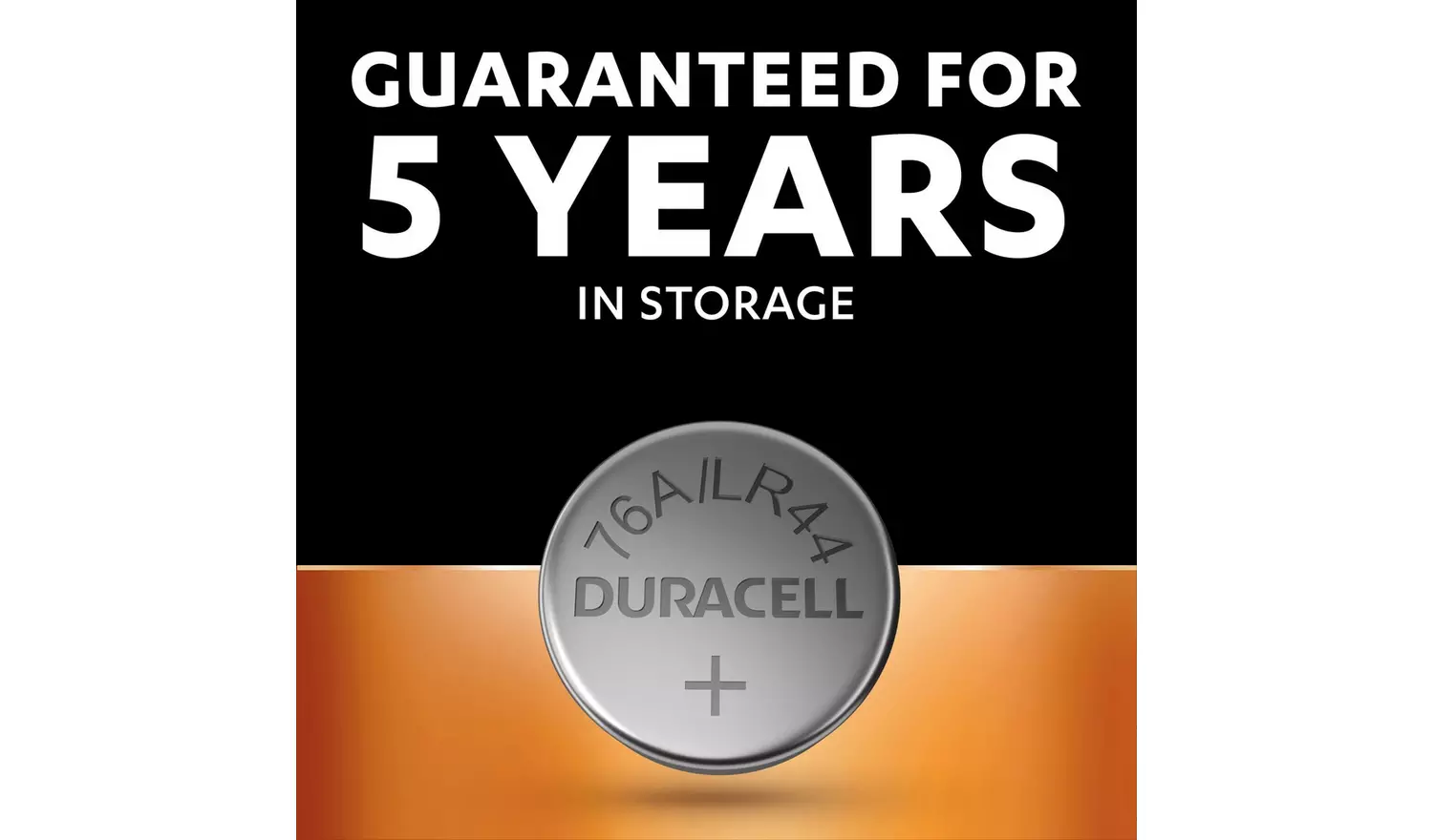 Duracell LR44 Alkaline Button Battery (76A) - Pack of 4