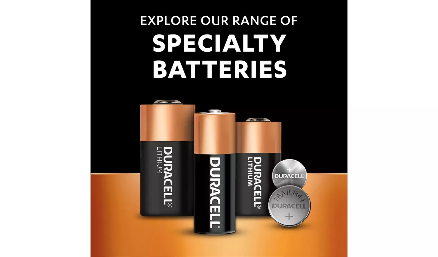 Duracell LR44 Alkaline Button Battery (76A) - Pack of 4