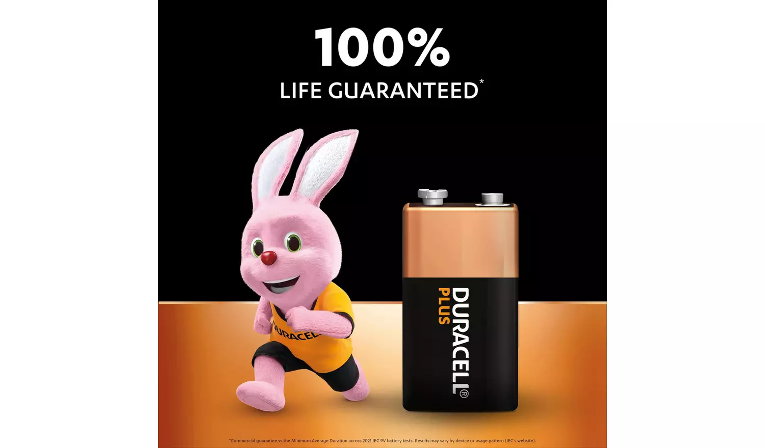 Duracell Plus Alkaline 9V Batteries - Pack of 2