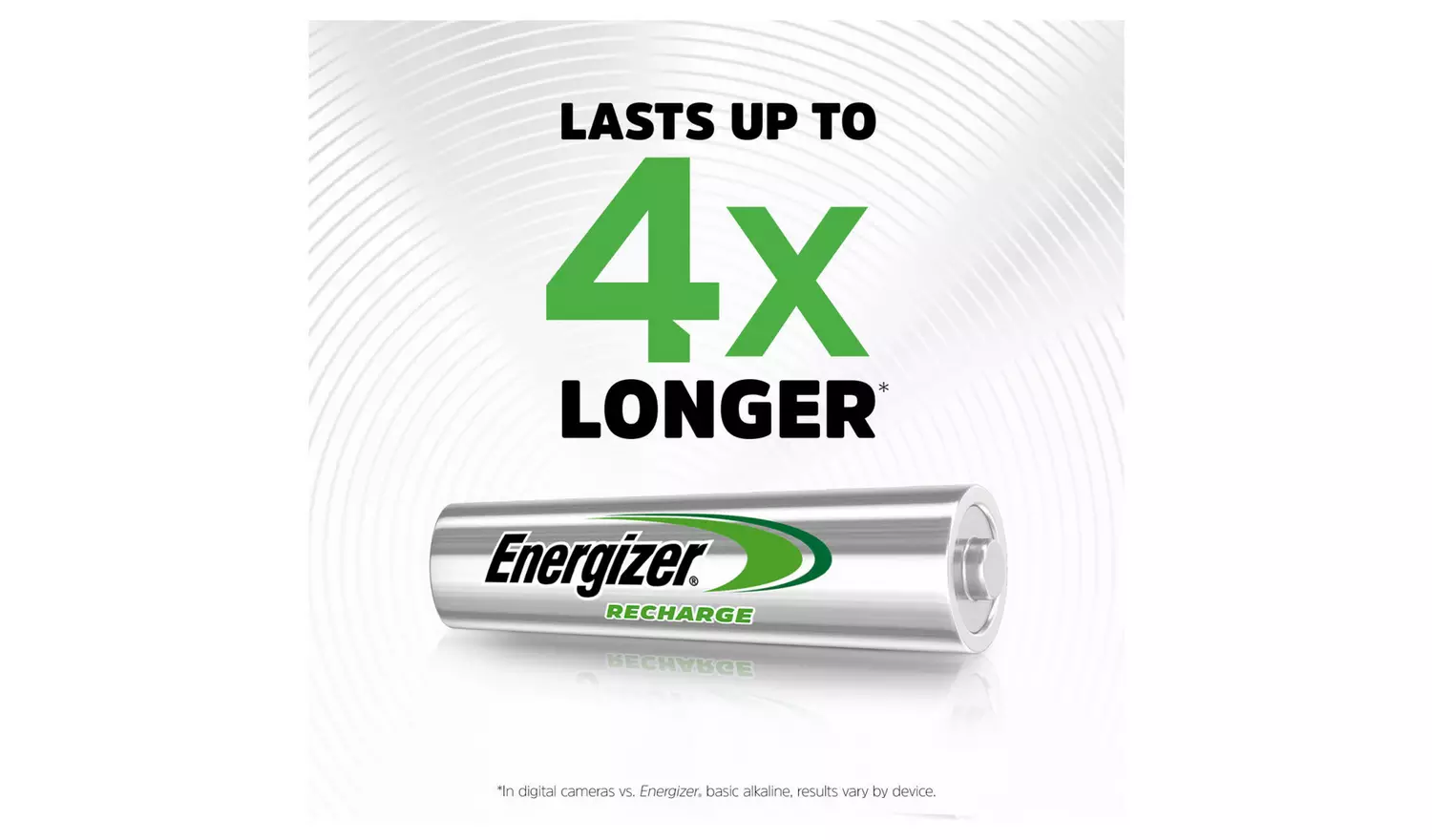 Energizer Rechargeable Power Plus AAA Batteries - Pack of 4