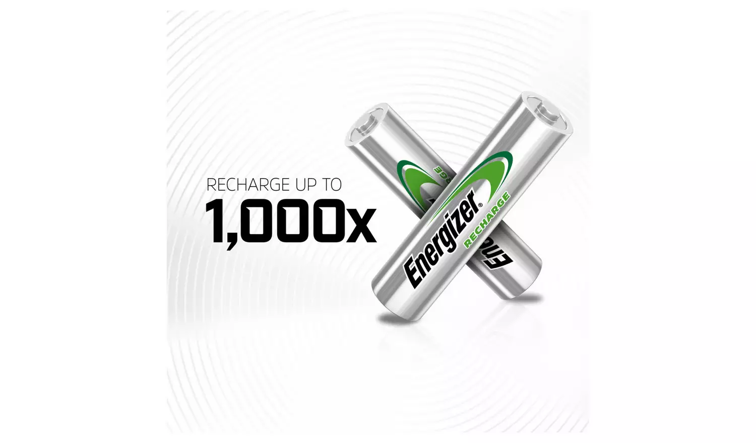 Energizer Rechargeable Power Plus AAA Batteries - Pack of 4