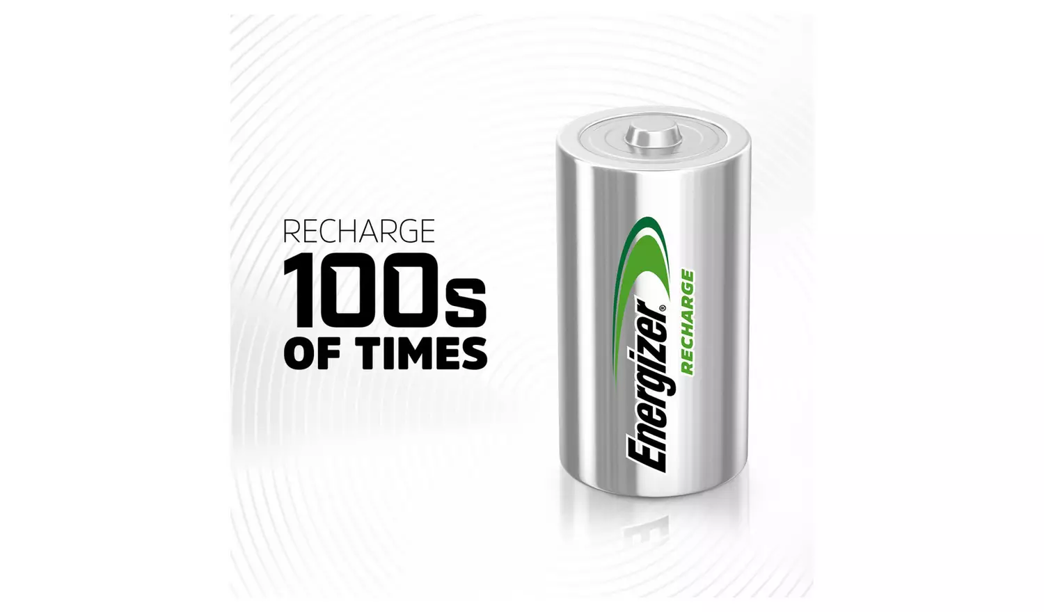 Energizer Rechargeable Power Plus C Batteries - Pack of 2
