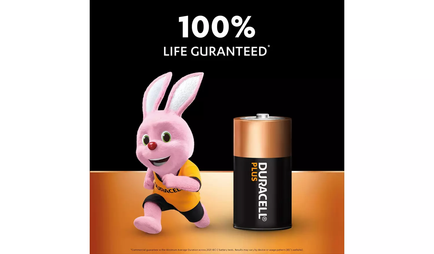 Duracell Plus Alkaline C Batteries - Pack of 2