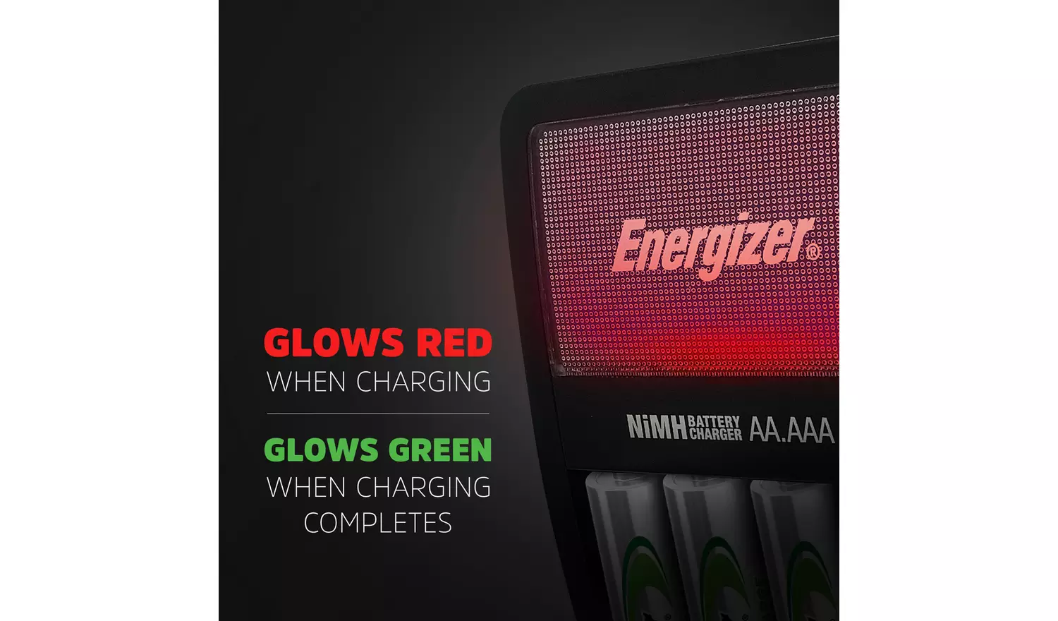 Energizer Maxi Battery Charger with 4 AA Batteries