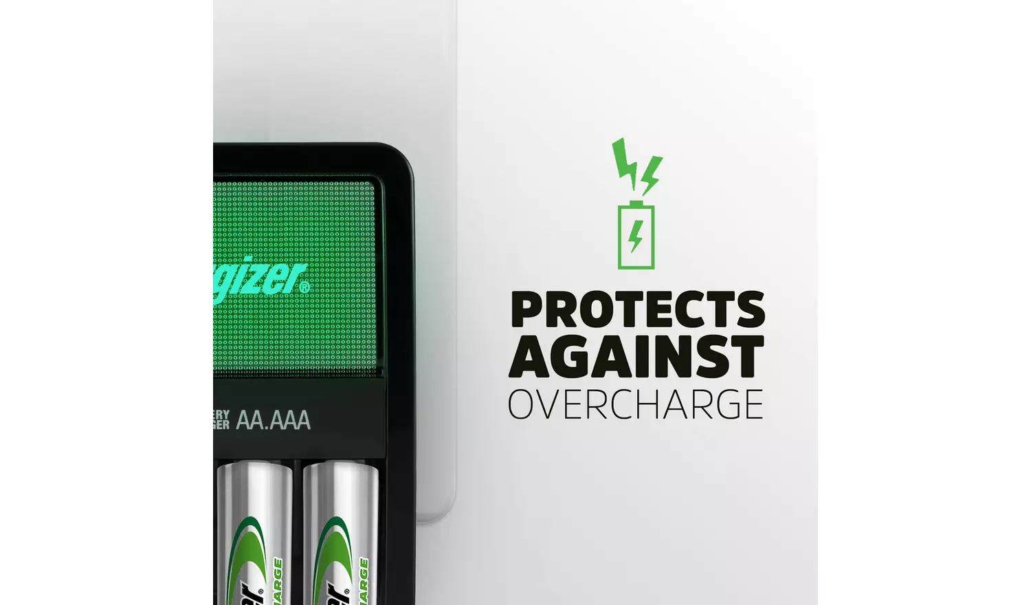 Energizer Maxi Battery Charger with 4 AA Batteries