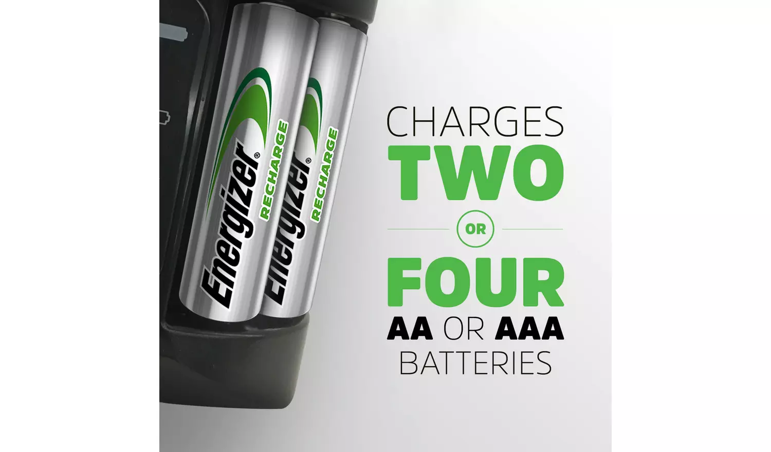 Energizer Pro Battery Charger with 4 x AA Batteries