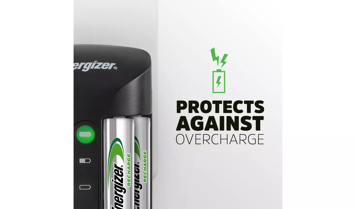 Energizer Pro Battery Charger with 4 x AA Batteries