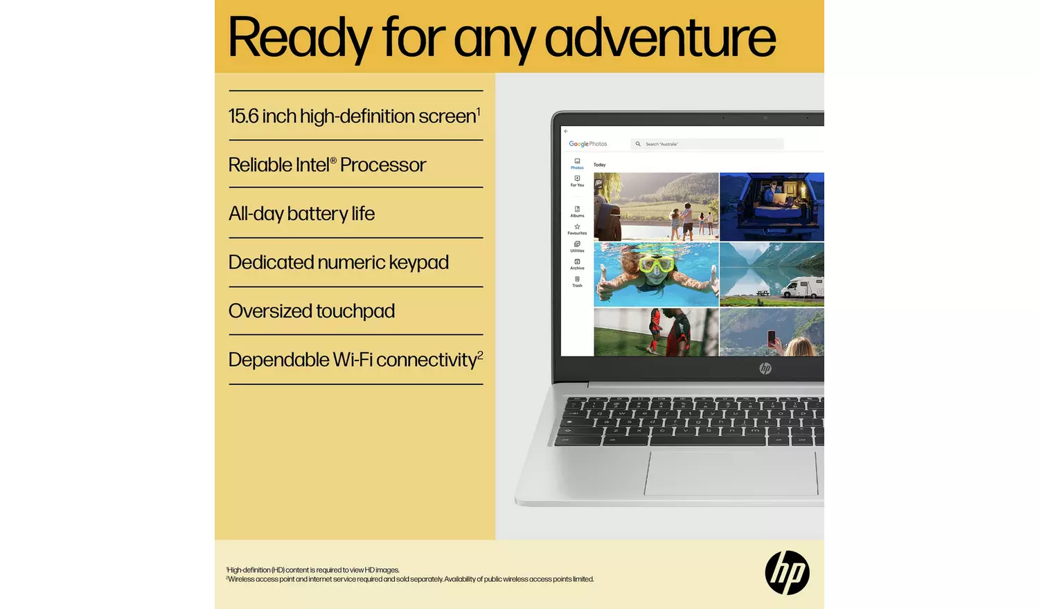 HP 15a-na0007na 15.6in Celeron 4GB 128GB Chromebook - Grey