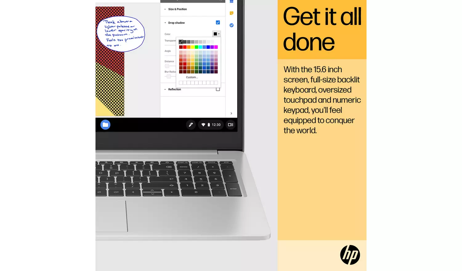 HP 15a-na0007na 15.6in Celeron 4GB 128GB Chromebook - Grey