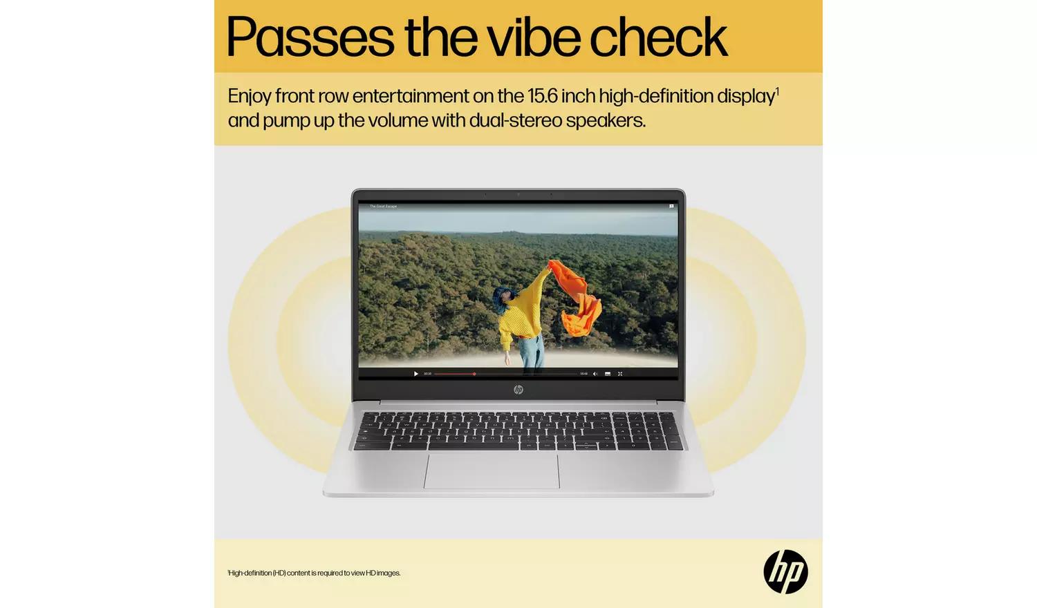 HP 15a-na0007na 15.6in Celeron 4GB 128GB Chromebook - Grey