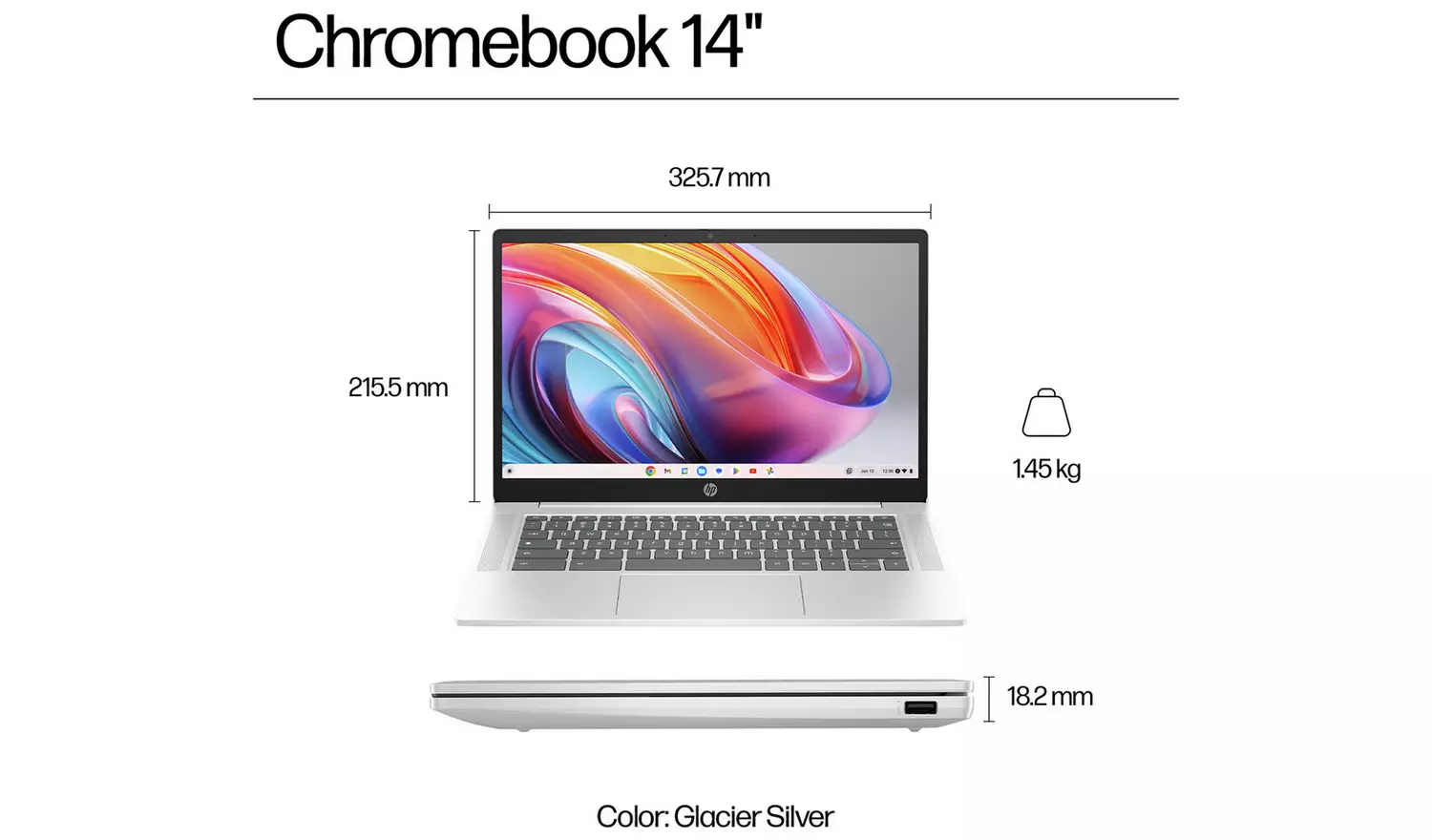 HP 14a-nf0003na 14in Intel 8GB 128GB Chromebook