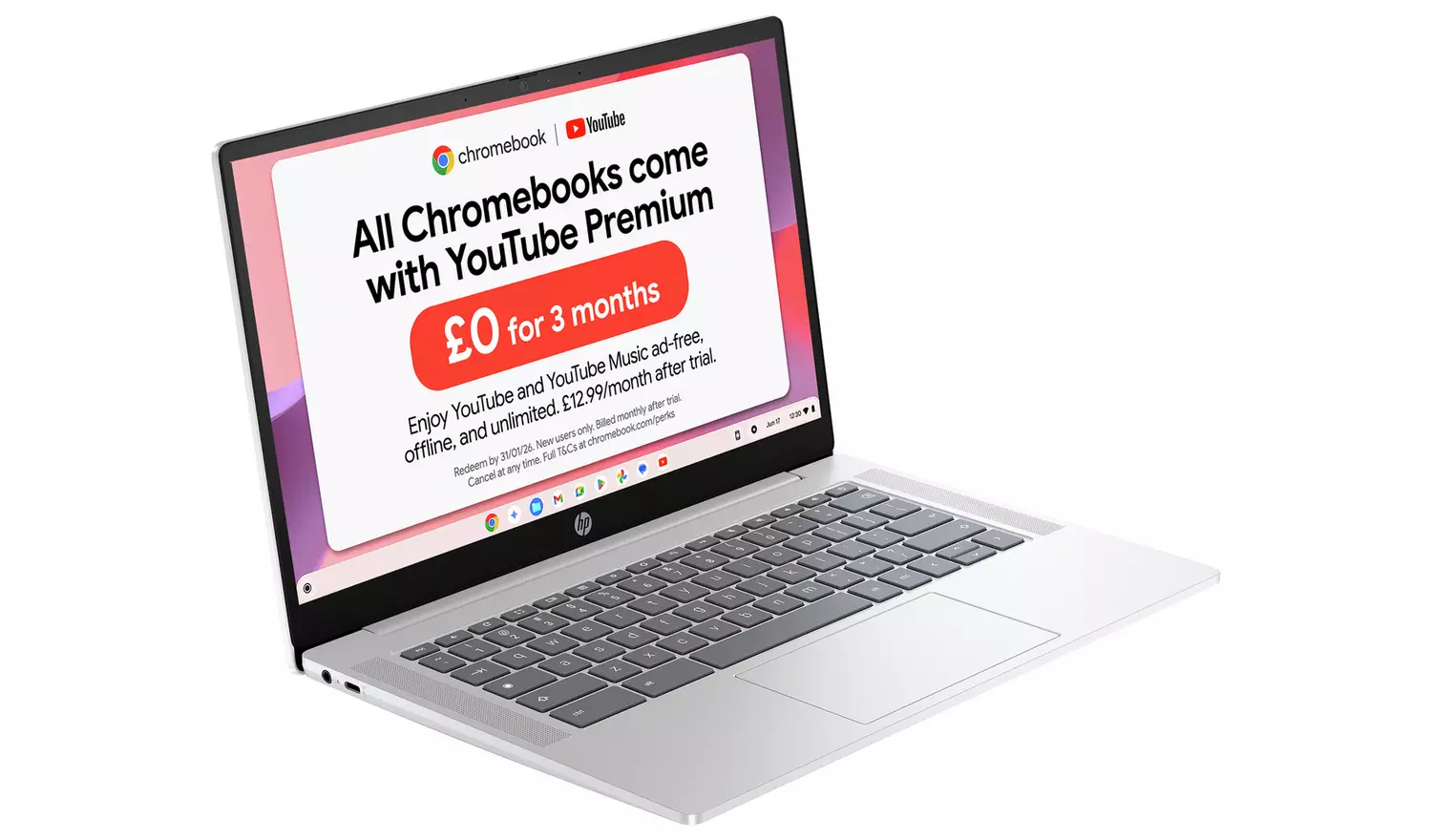 HP 14a-nf0003na 14in Intel 8GB 128GB Chromebook