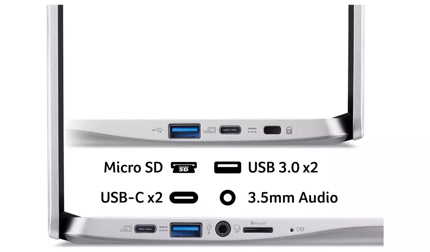 Acer 315 15.6in Celeron 4GB 128GB Chromebook - Silver