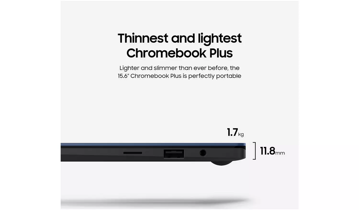 Samsung Galaxy 15.6in 8GB Core 5 256GB Chromebook - Blue