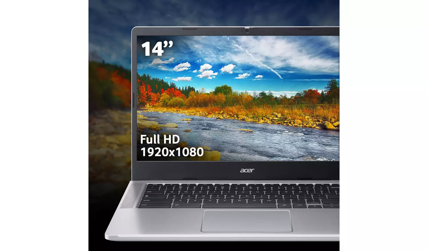 Acer 314 14in N100 8GB 128GB Chromebook - Silver