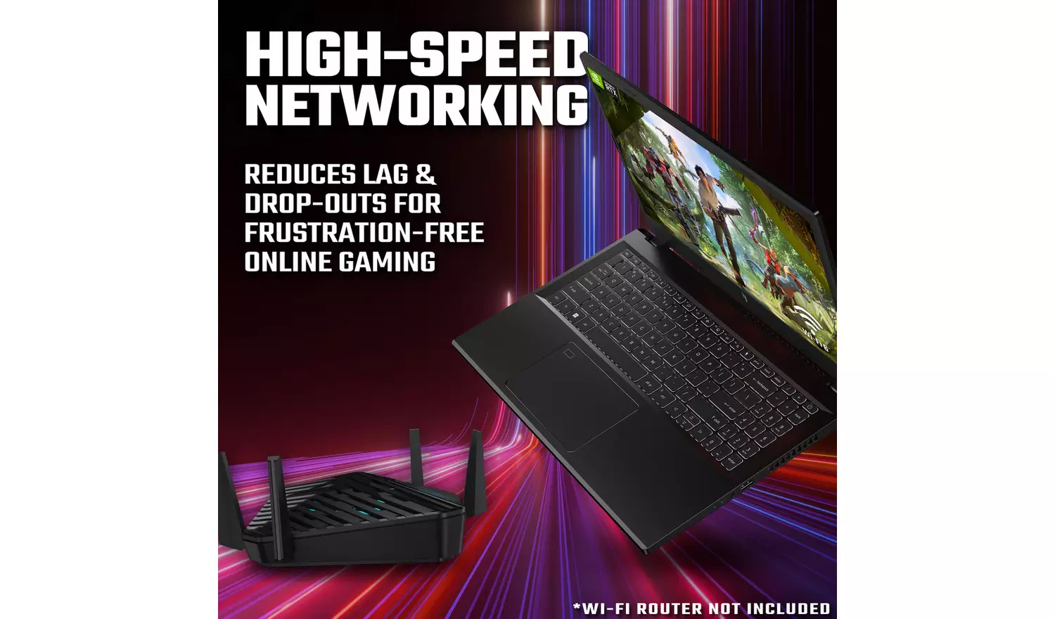 Acer V15 15.6in R5 8GB 512GB RTX 2050 Gaming Laptop Bundle